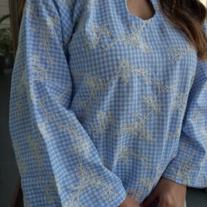 A shade that soothes. A silhouette that speaks. Our signature blue cord set is here to redefine (1)