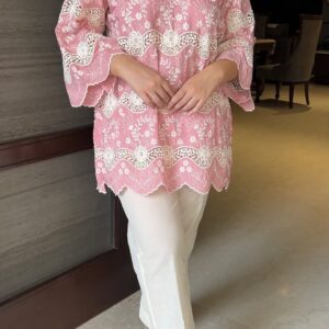 Breezy elegance in summer hues ☀️✨Embroidered by skilled artisans — made to keep you cool and gl (2)