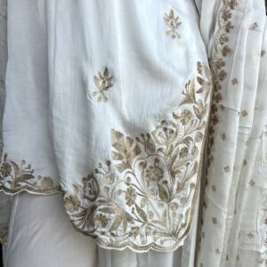 ✨ Tilla Embroidery Suit ✨✔ Crafted by skilled artisans✔ Intricate metallic threadwork (Tilla) on (2) ✨ Tilla Embroidery Suit ✨✔ Crafted by skilled artisans✔ Intricate metallic threadwork (Tilla) on (2)