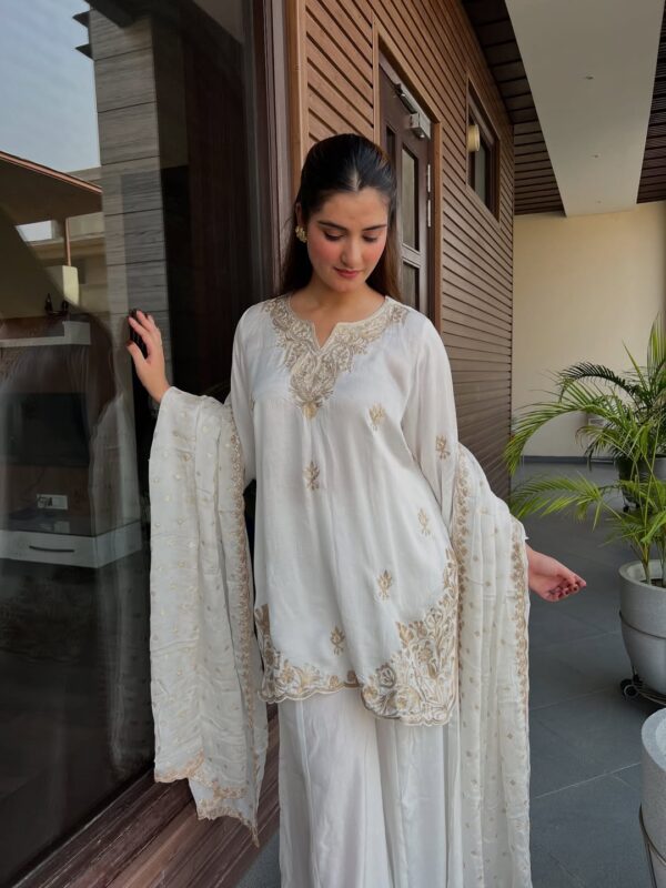 ✨ Tilla Embroidery Suit ✨✔ Crafted by skilled artisans✔ Intricate metallic threadwork (Tilla) on ✨ Tilla Embroidery Suit ✨✔ Crafted by skilled artisans✔ Intricate metallic threadwork (Tilla) on