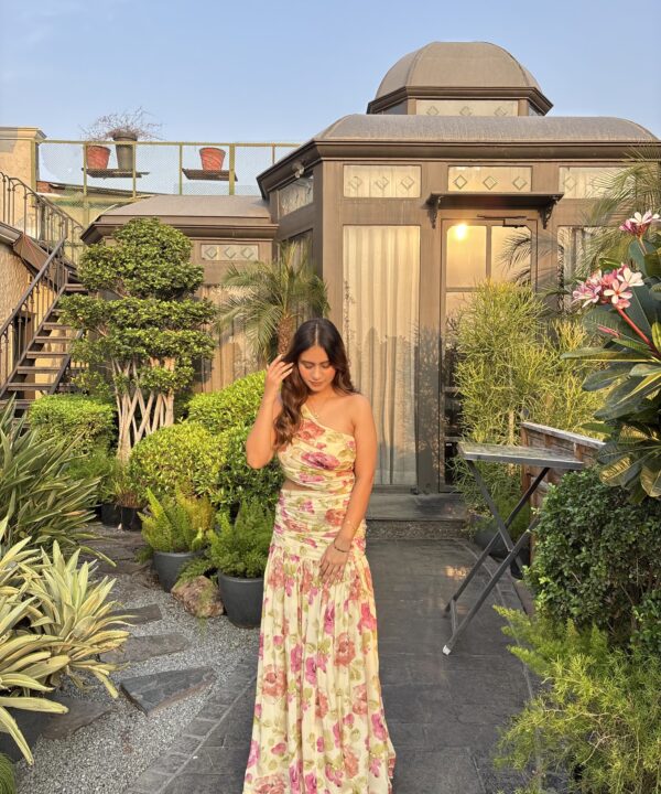 Roselle Ruched Maxi Dress